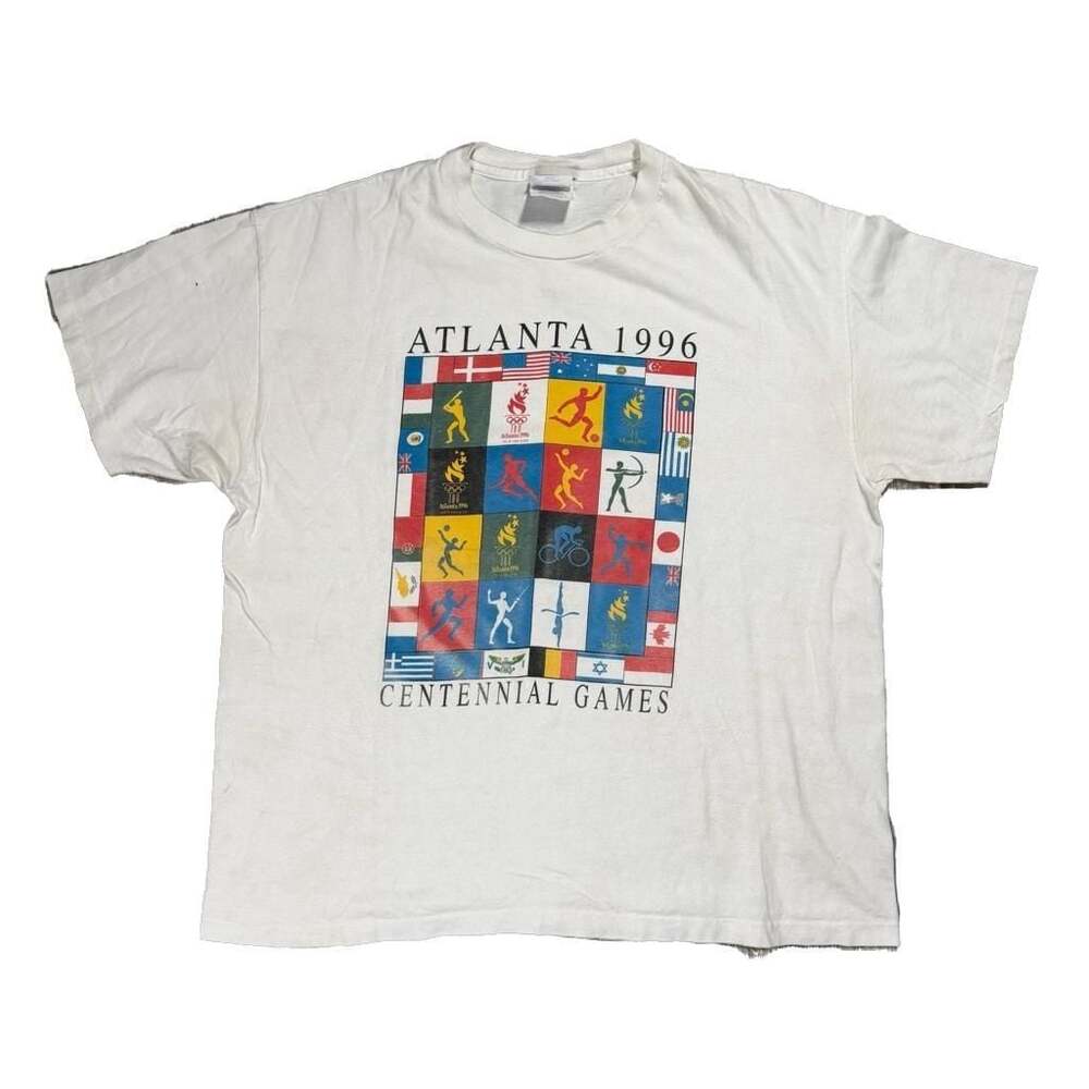 Vintage Atlanta 1996 Centennial Olympic Games T-Shirt XL
